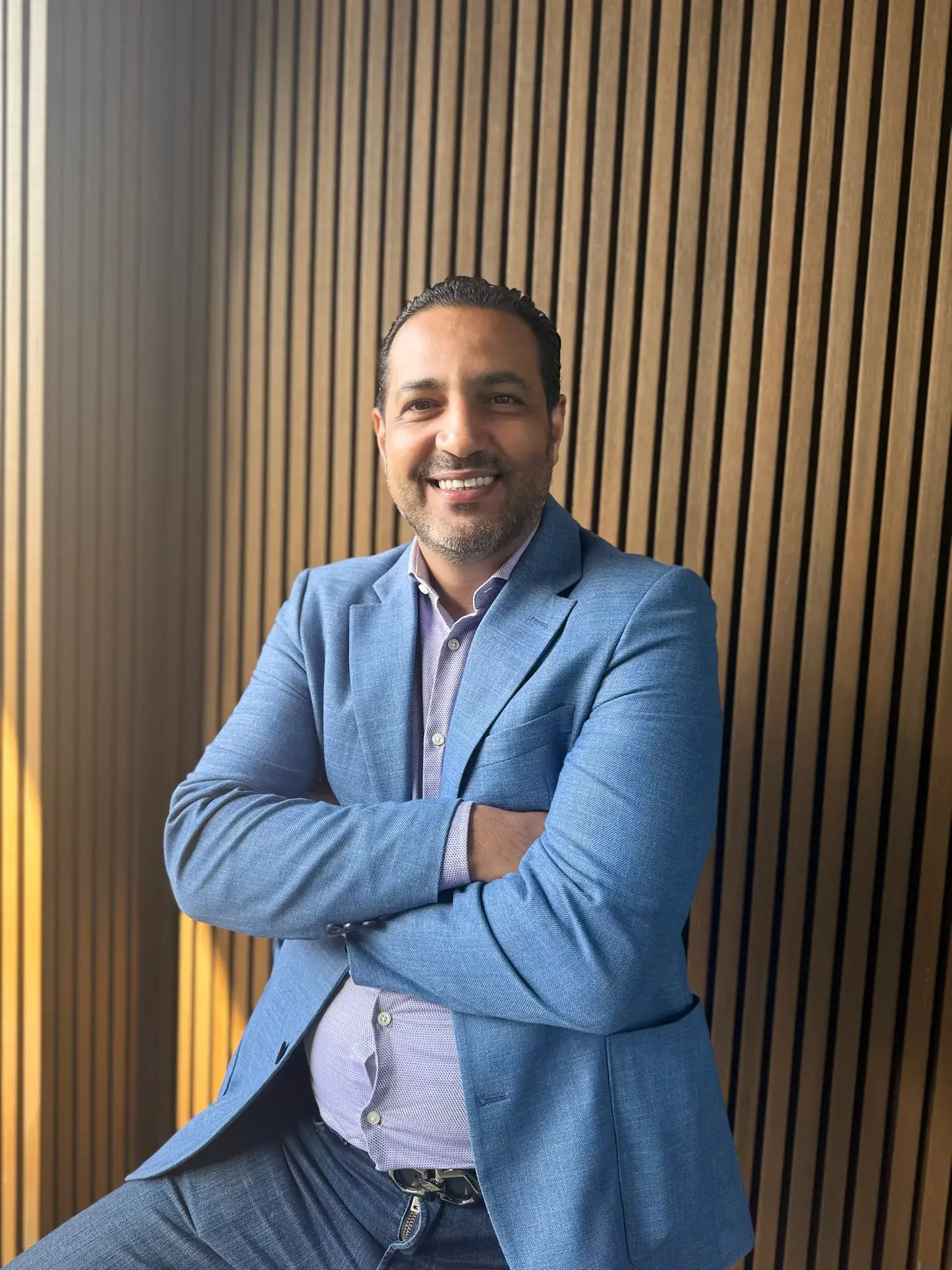 Happy family in their new home